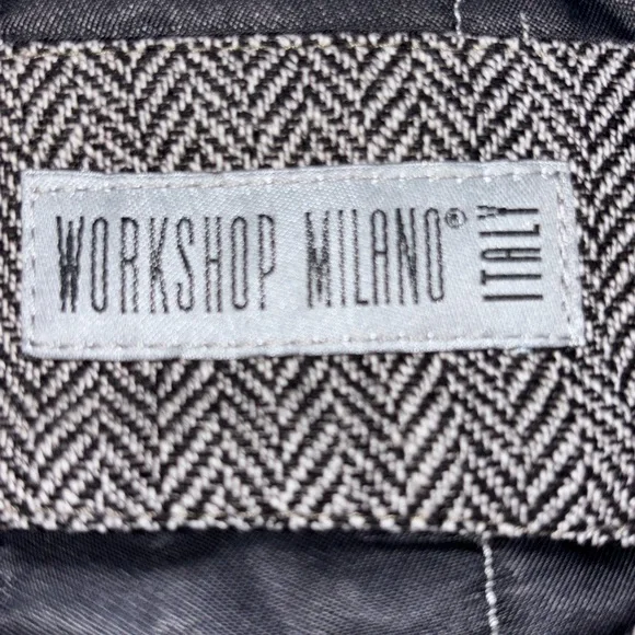 Vintage Workshop Milano Gray Trench Coat - Picture 9 of 12